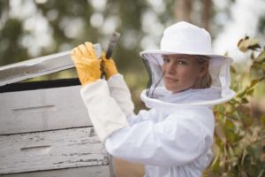 Nadia Vorster beekeeper and owner of Honeysuckle
