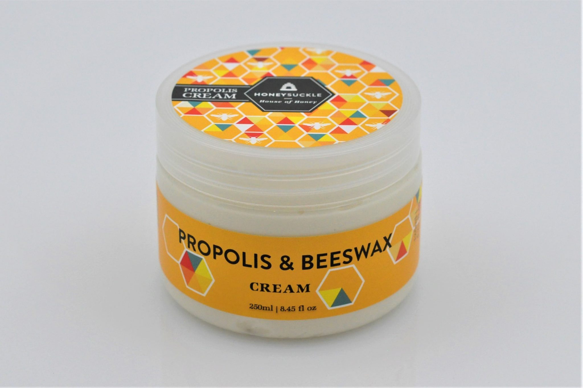 Propolis & Beeswax Cream 250ml Honeysuckle House of Honey