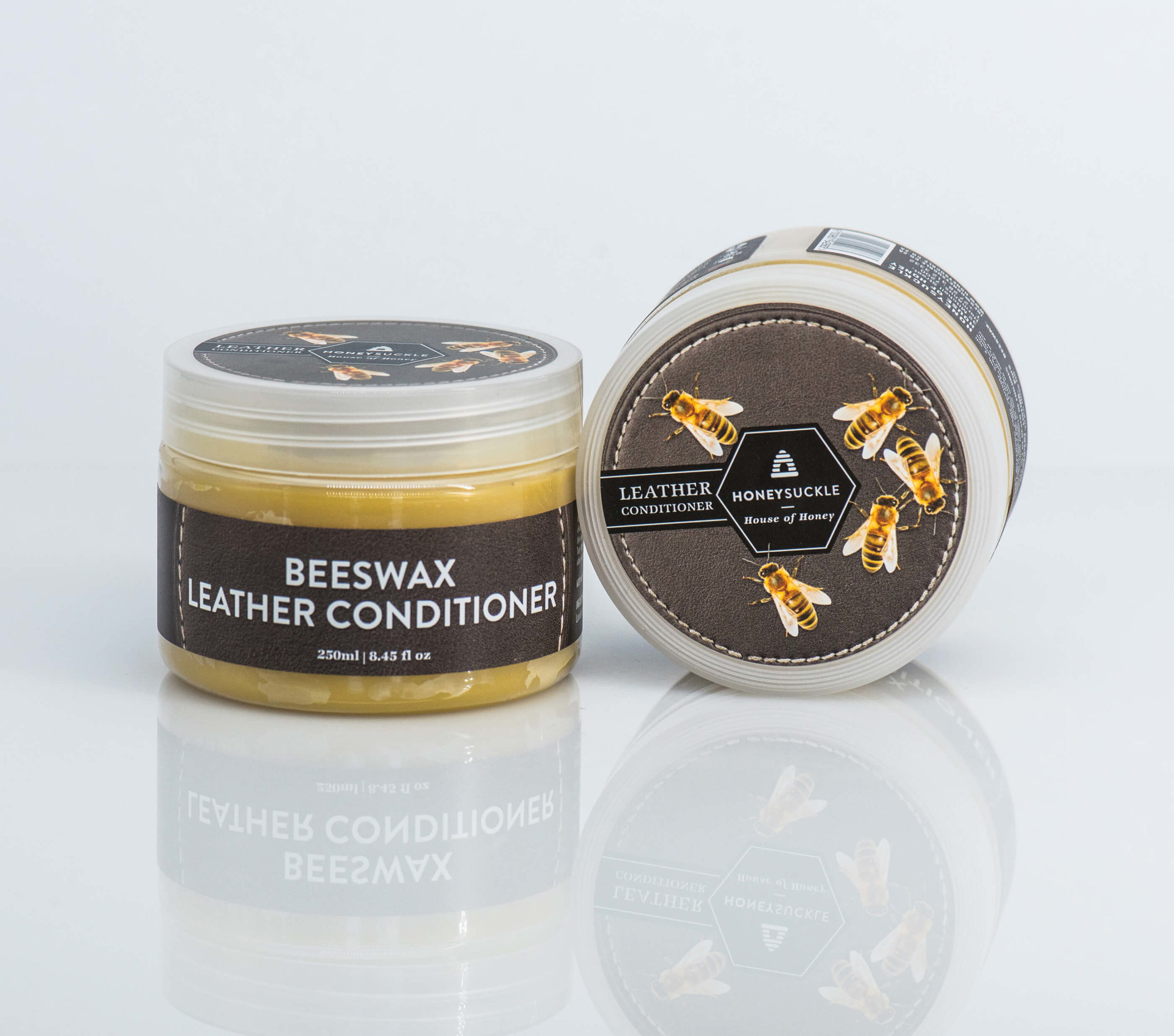 Beeswax Leather Conditioner 250ml - Honeysuckle House of Honey
