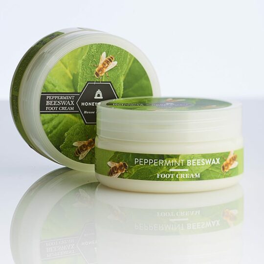 Honeysuckle natural cosmetics Peppermint Beeswax Foot Cream