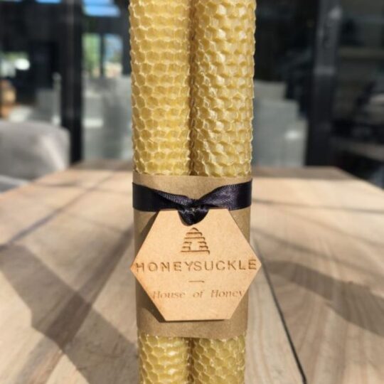 100% Natural Beeswax Candles- TALL